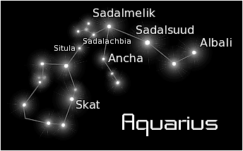 The Constellation Aquarius, the Water Bearer